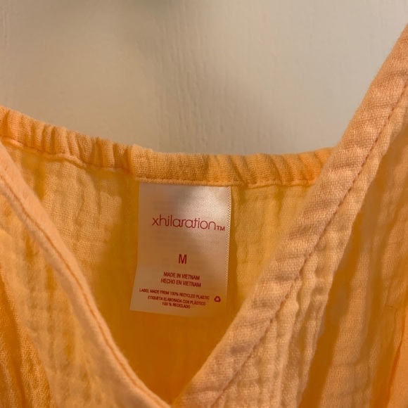 Midi Cover Up Dress - Xhilaration Neon Peach M NWT - Picture 5 of 8